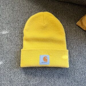 Yellow Carhartt beanie